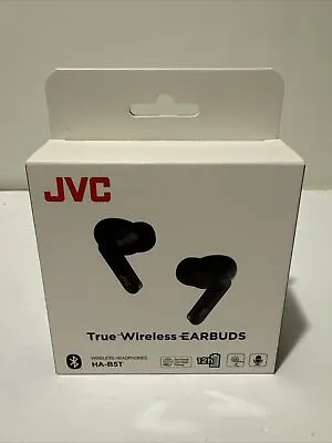 JVC True Wireless Bluetooth Earbuds W/ Charging Case HA-B5T -Black • $13.99