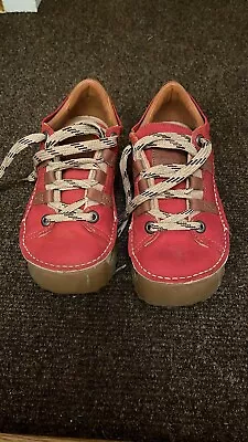 £50 • Buy Art Skyline 590 Mens Womens Red Chunky Lace Up Trainers Shoes Size UK 6