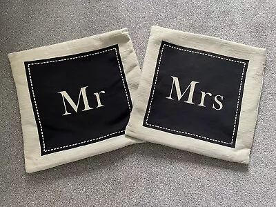 Mr & Mrs Cushion Covers • £9.99