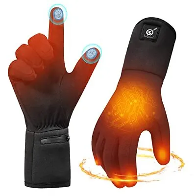 $79.93 • Buy MIEVNIO Heated Glove Liners Rechargeable Gloves - Electric Battery Heated Glo...