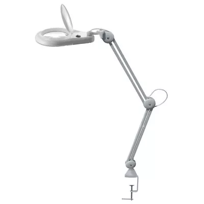 LED Lighted Desk Magnifying Lamp W/ Clamp- Hobby Magnifier • $75