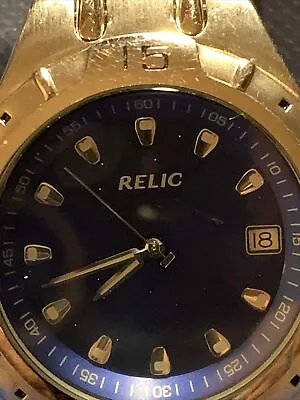 $25 • Buy #497- Men’s Relic PR6116 Silver Quartz Analog Watch