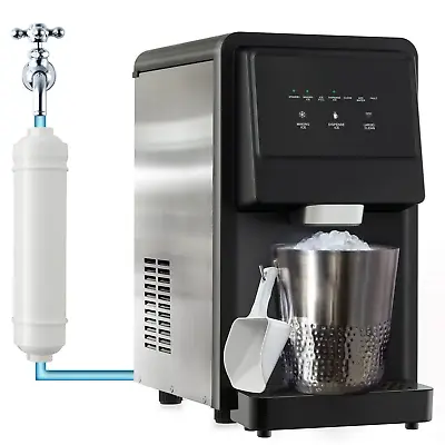 Self Dispensing Countertop Nugget Ice Maker With LED Blue Light • £480.68