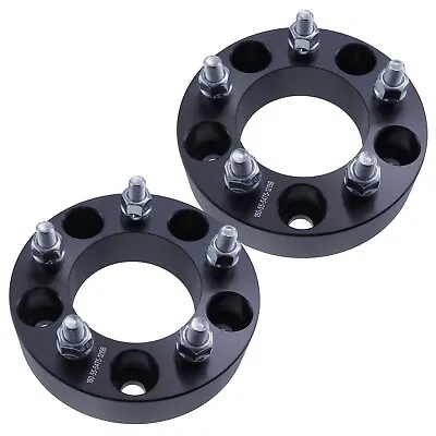 2 Pcs 1.5  Inch 5x5 To 5x4.75 Wheel Spacers | 38mm Adapters 12x1.5 Studs • $50.28