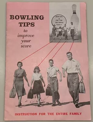 Vintage 1958 AMF Bowling Tips To Improve Your Score Instruction Booklet • $9.80