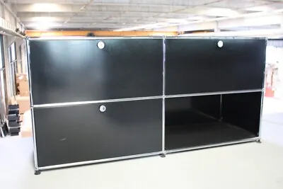 USM Haller Sideboard Shelf With Fold Extractable Black 50er Depth • £1714.74