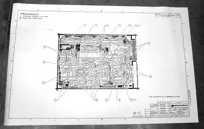 £16.88 • Buy Apple Lisa Widget Read/Write Board PCB Assembly Schematic - 24  X 36 