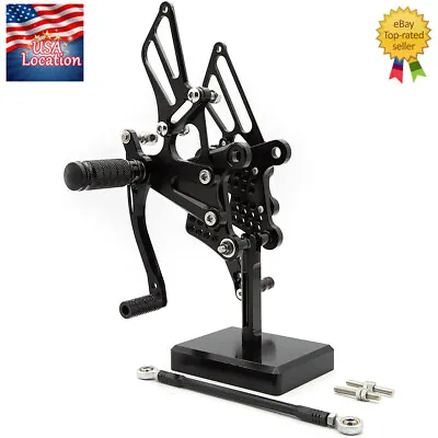 For Kawasaki Ninja ZX6R ZX636 2009-2021 CNC Rearset Footpegs Pedals Rear Set • $109.99