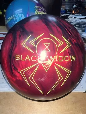 Used 15 Lb HAMMER BLACK WIDOW 2.0 HYBRID Bowling Ball Used BOWLING Balls Dot Com • $31