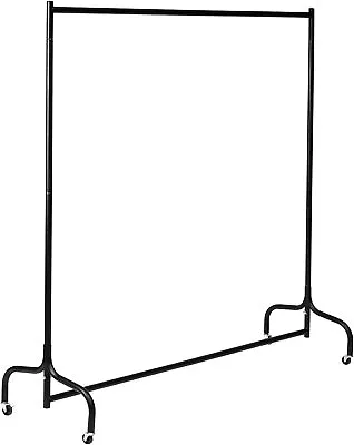 HEAVY DUTY 3ft4ft5ft6ft GARMENT RAIL CLOTHES HOME HANGING RACK MARKET DISPLAY • £33.99