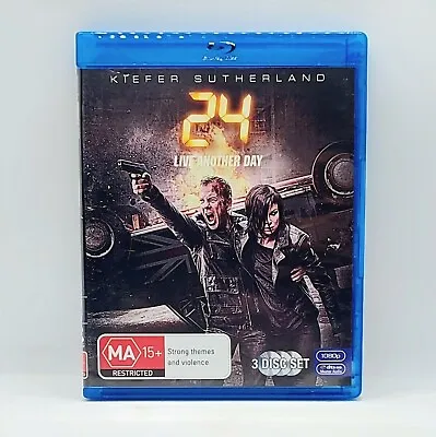 24: Live Another Day (2014) Blu-ray Region B Action Spy Drama Kiefer Sutherland  • £17.22