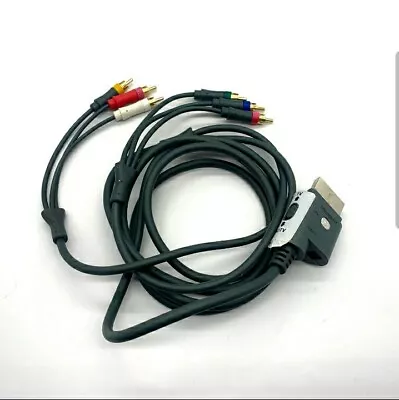 Genuine Official Microsoft Xbox 360 Component Hd Av Video Cable Lead • £6.50