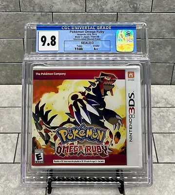 Pokémon Omega Ruby CGC U9.8 A++ Nintendo 3DS Sealed Graded [100013B] • $450