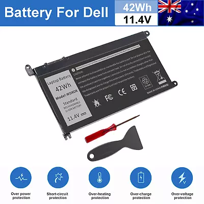 WDX0R Battery For Dell Inspiron 13 5368 5378 5379 7368 7378 15 5565 5567 5568 • $44.99