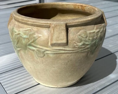 $39.99 • Buy Vintage Art Pottery Ceramic Clay Pot Flower Plant Cachepot 7  X 9 