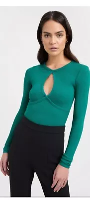 Kookai Georgia Top Teal Blue Sz 0 New! • $25