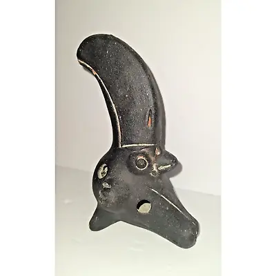 Vintage Primitive Columbian Ocarina Pig Figurine Whistle Pottery Anthropomrophic • $26.21