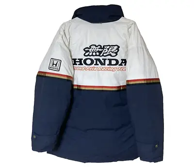 Mugen Honda Grand Prix Racing Team Down Feather Jacket Size M Vintage Formula 1 • $499