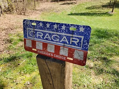 Cragar America's Choice Tag Painted Day 2 Speed Shop Sign Vintage Antiqued Look • $30