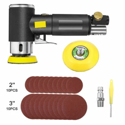 2'' 3'' Mini Air Sander Dual Action Random Air Orbital Sander For Auto Body Work • $45.99