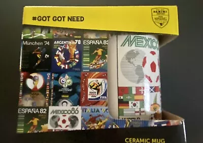 £8 • Buy Panini Heritage FIFA World Cup™ Ceramic Mug (1986) - MEXICO Brand New In Box