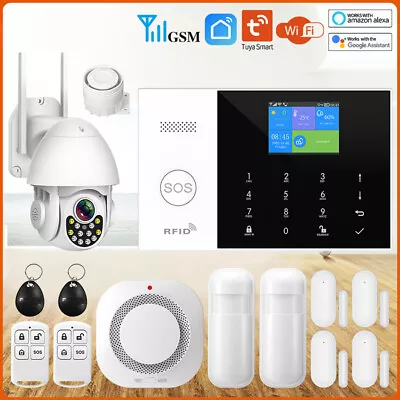 Wireless WIFI GSM Home Security Alarm System Motion Sensor Detector Compatible • $52.89