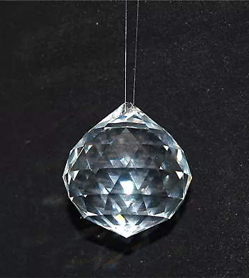 £6.98 • Buy Crystal Faceted Hanging Ball 50mm Suncatcher Boxed High Quality