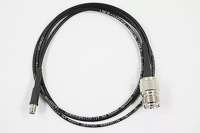 Times Microwave LMR100A Low Loss Coax Cable SMA(f) TO UHF(f) - 4 Ft MADE IN USA! • $19.95