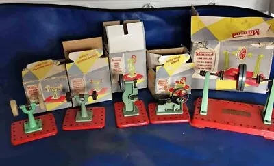 5 X Vintage 1970s Mamod Steam Engine Tool Accessories Boxed Meccano Compatible • £35