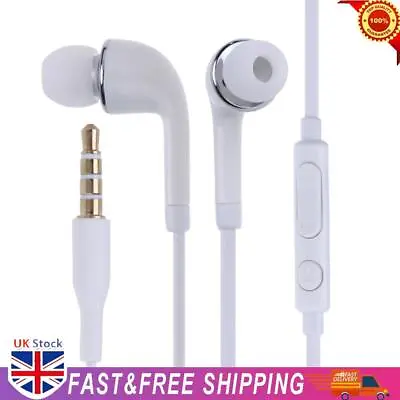 3.5mm Wired Headphones Hands Free Wired Earbuds For Samsung Galaxy S3 SIII I9300 • £5.59