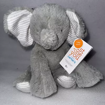 Carters Baby Elephant Musical Plush W/Tag 9  • $9.99