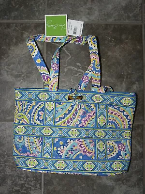 Vera Bradley Capri Blue Small Tic Tac Tote Purse-New With Tags • $19