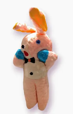 Vintage Mid Century Musical Easter Bunny Rabbit Stuffed Plush 24  • $31.99