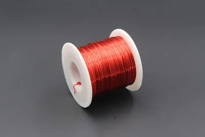 Red Enameled Wire 150g 26AWG 0.4mm 135m Enamelled Copper Coil Magnet Wire • $7