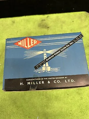 Nos Vintage Miller Dynamo Bicycle Headlight Generator And Tailight # 5310t • $160