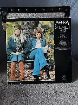 ABBA Greatest Hits - LP Vinyl Gatefold Record EPC 69218 VG+/G+ 1976 • £3
