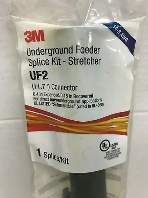 $39.95 • Buy 3M UF2 Underground Feeder Splice Kit - Stretcher 14-8 AWG