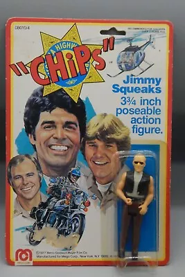 1977 Original Vintage MEGO CHIPS Jimmy Squeaks SEALED Action Figure MOC Toy 3.75 • $125