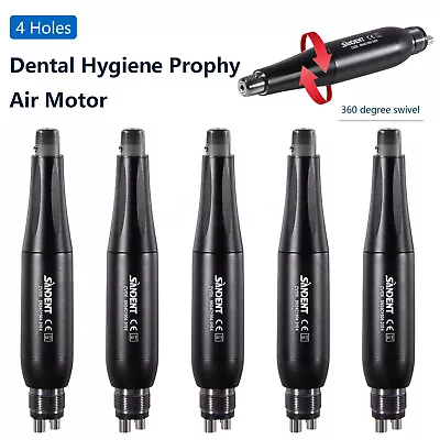 1-5* Dental Hygiene Prophy Handpiece Air Motor 4Holes 4:1 NoseCone 360°Swivel OR • $258.40