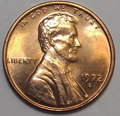 1972-S Lincoln Cent Superb Gem Mint State • $4