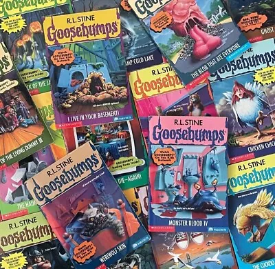 Goosebumps ORIGINAL Books R.L STINE RARE You Pick FREE SHIP BUY TWO+ & SAVE $$ • $7.50