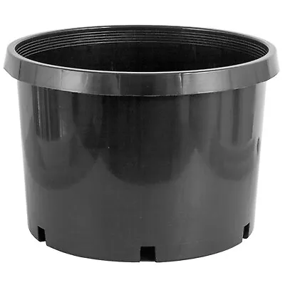 Pro Cal 10 Gallon Premium Nursery Black Plastic Planter Garden Grow Pots 5 Pack • $39.94