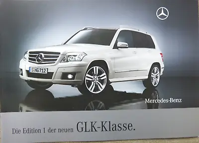 Mercedes GLK-Class Edition 1 X 204 Brochure From 7/2008 12 Pages • $3.73