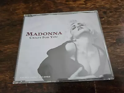 CD SINGLE MADONNA - Crazy For You (Remix) (Rare 80's 90's Australian Pop Dance) • $0.65