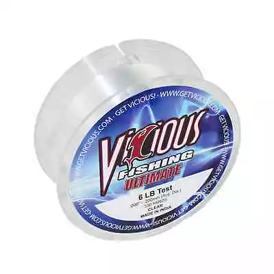 Vicious Fishing VCL Ultimate Monofilament Clear Fishing Line - 330 Yards • $6.54