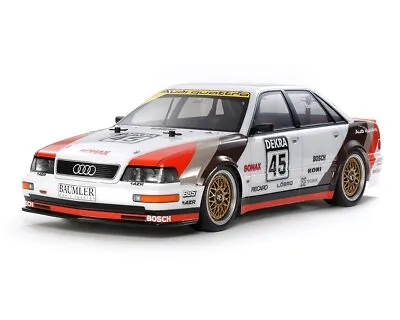 Tamiya 1/10 1991 Audi V8 4WD Touring Kit W/ TT-02 Chassis Motor & ESC #58682-60A • $138.99