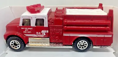 Custom Color Comp  Matchbox San Luis Obispo City Fire International Pumper CCI • $18