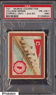 T51 Murad Cigarettes College Series 2nd Edition Cornell University PSA 1 (MK) • $0.99