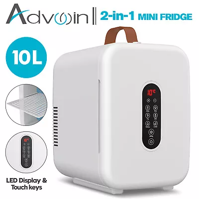 $99.90 • Buy Digital Mini Fridge 10L Portable Home Car Cooler Warmer Small Drinks Bar Freezer