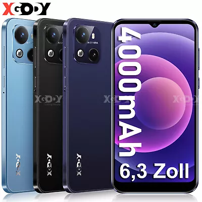 XGODY New 6.3  Smartphone Android Mobile Phone Factory Unlocked Dual SIM 2+16GB • $98.44